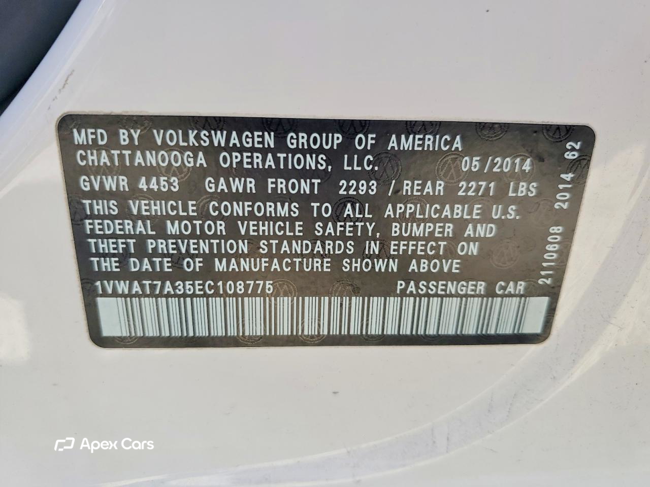 Volkswagen Passat 2014