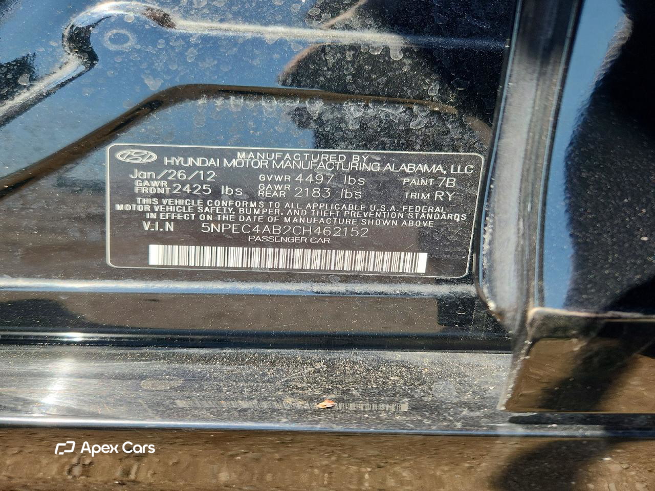 Hyundai Sonata 2012