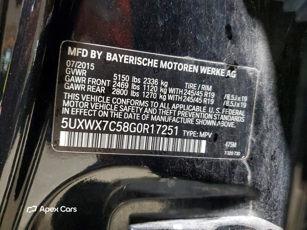 BMW X3 2016