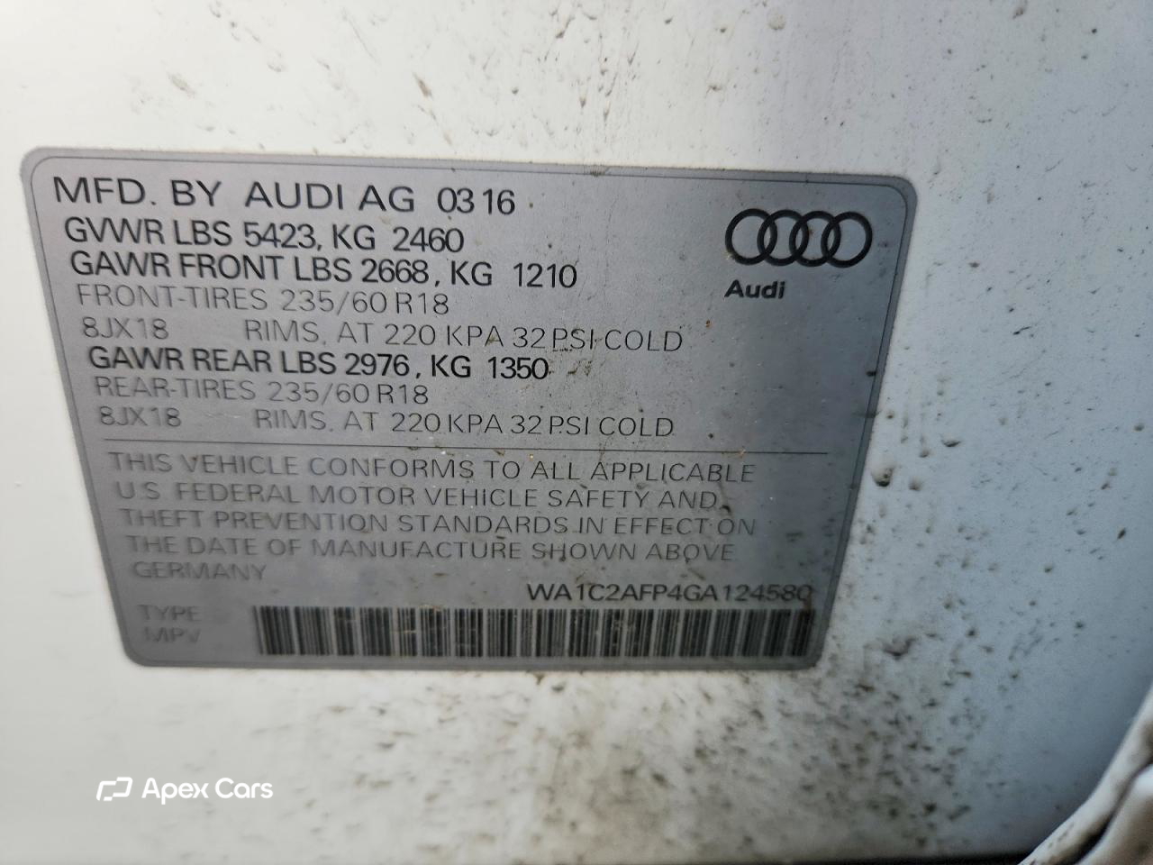 Audi Q5 2016