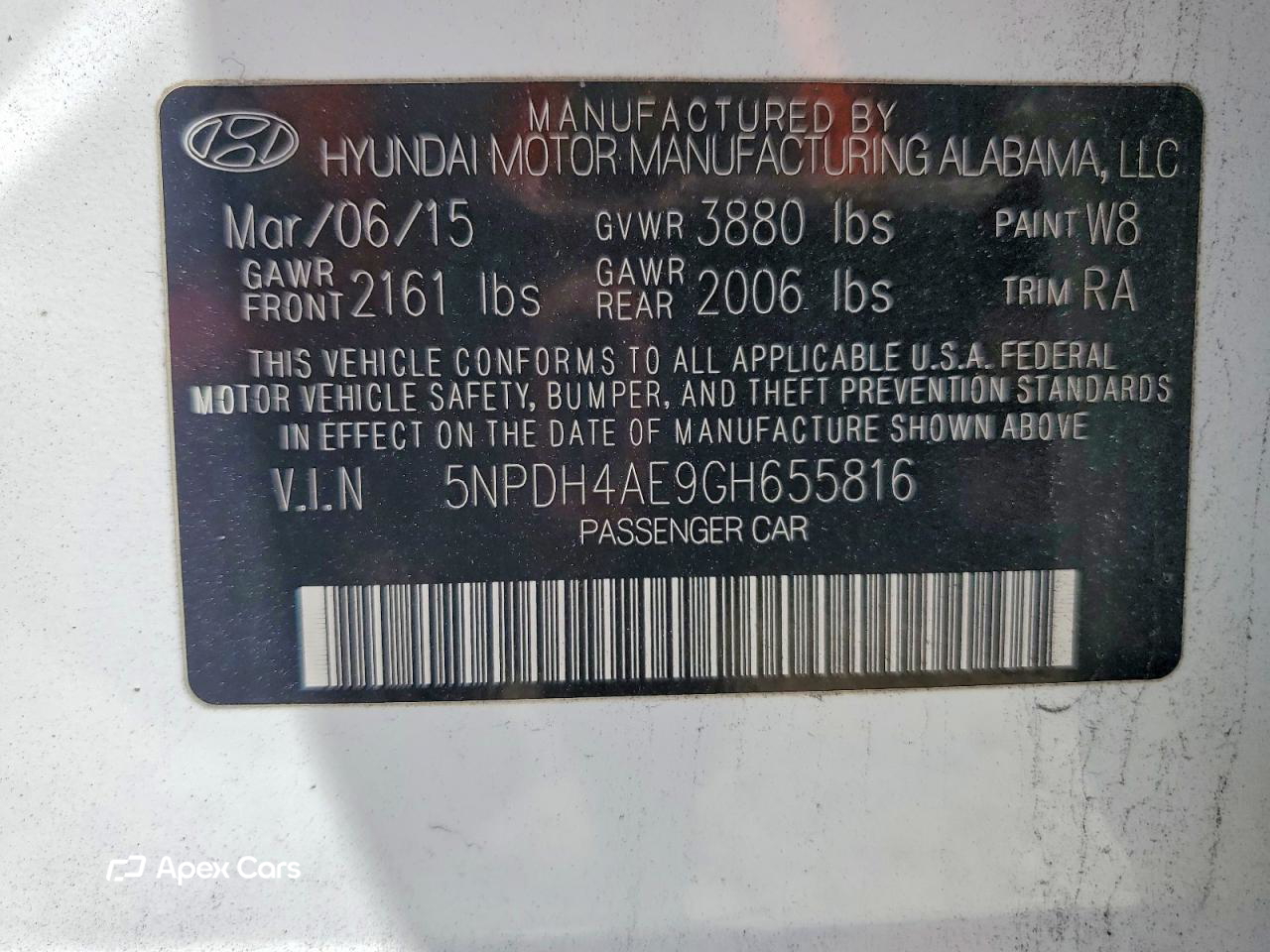 Hyundai Elantra 2016
