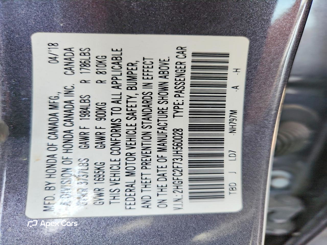 Honda Civic 2018