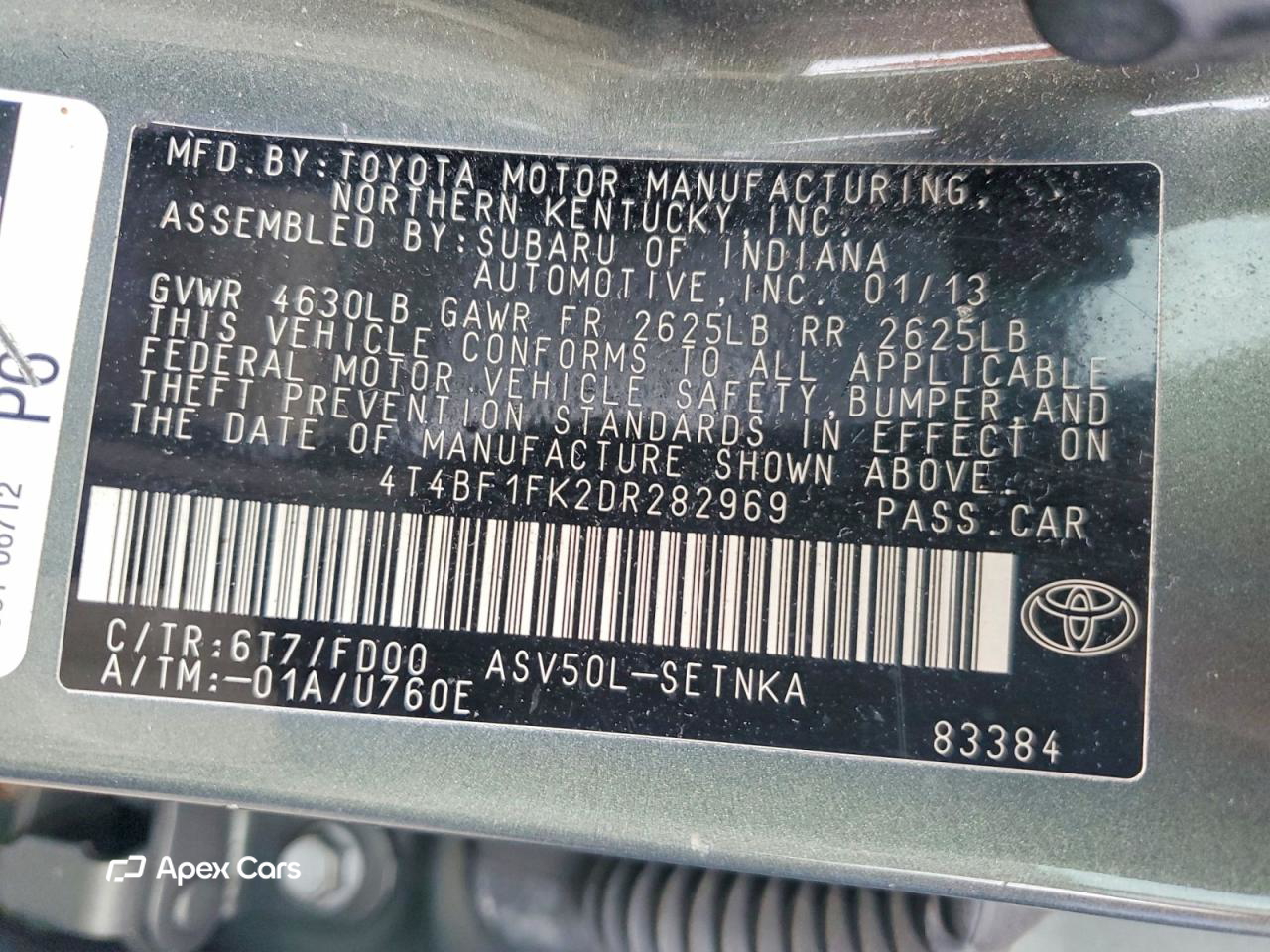 Toyota Camry 2013