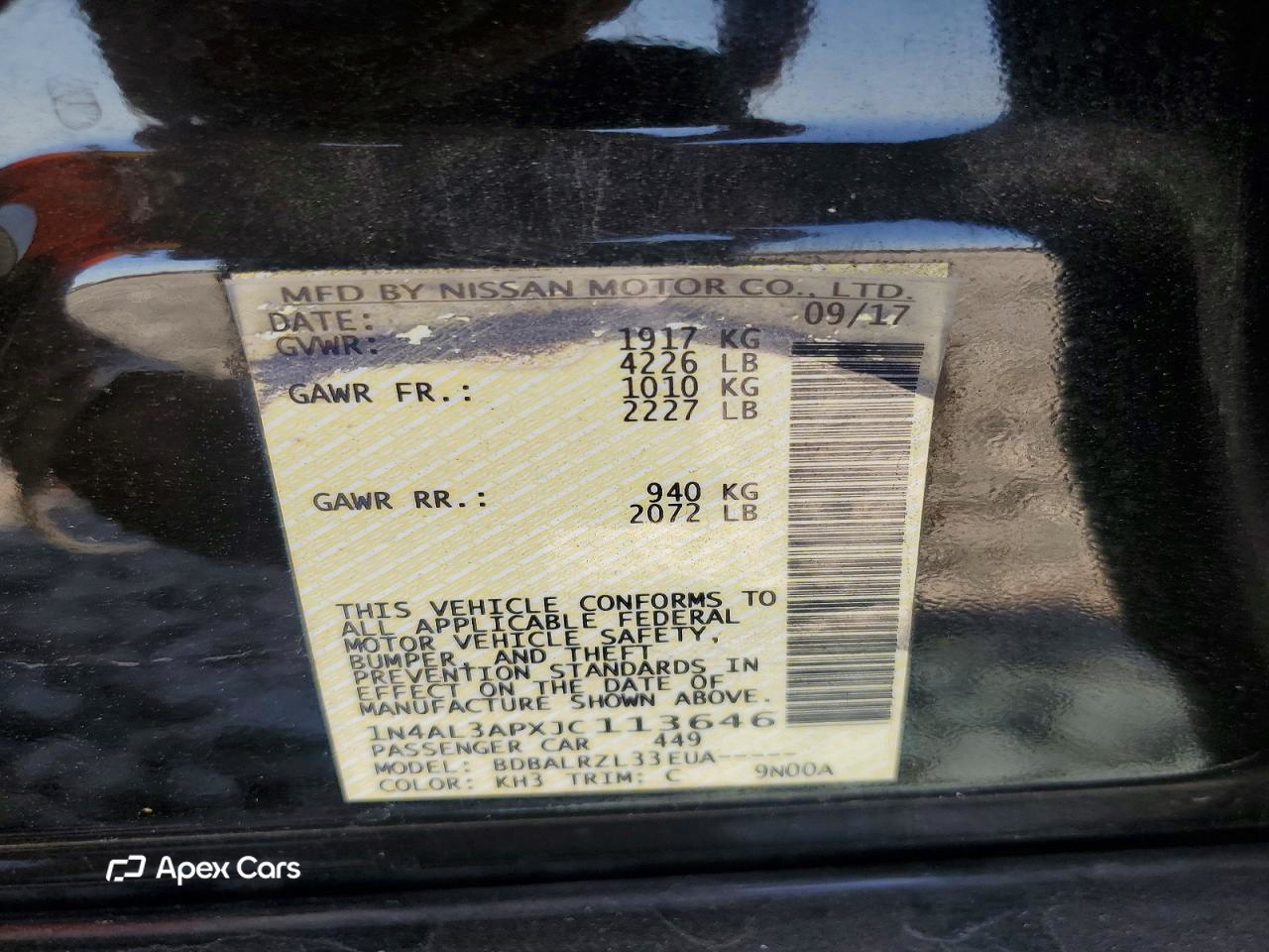 Nissan Altima 2018