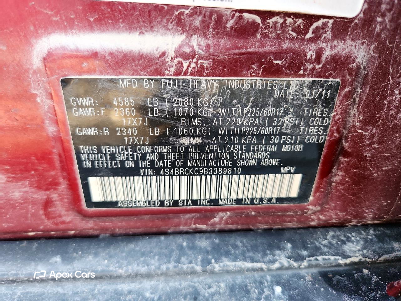 Subaru Outback 2011