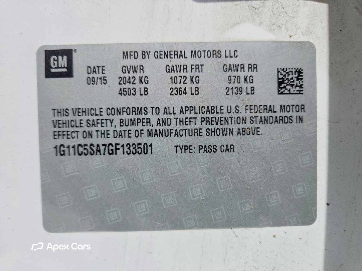 Chevrolet Malibu 2016