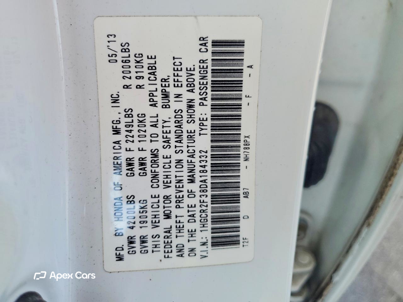 Honda Accord 2013