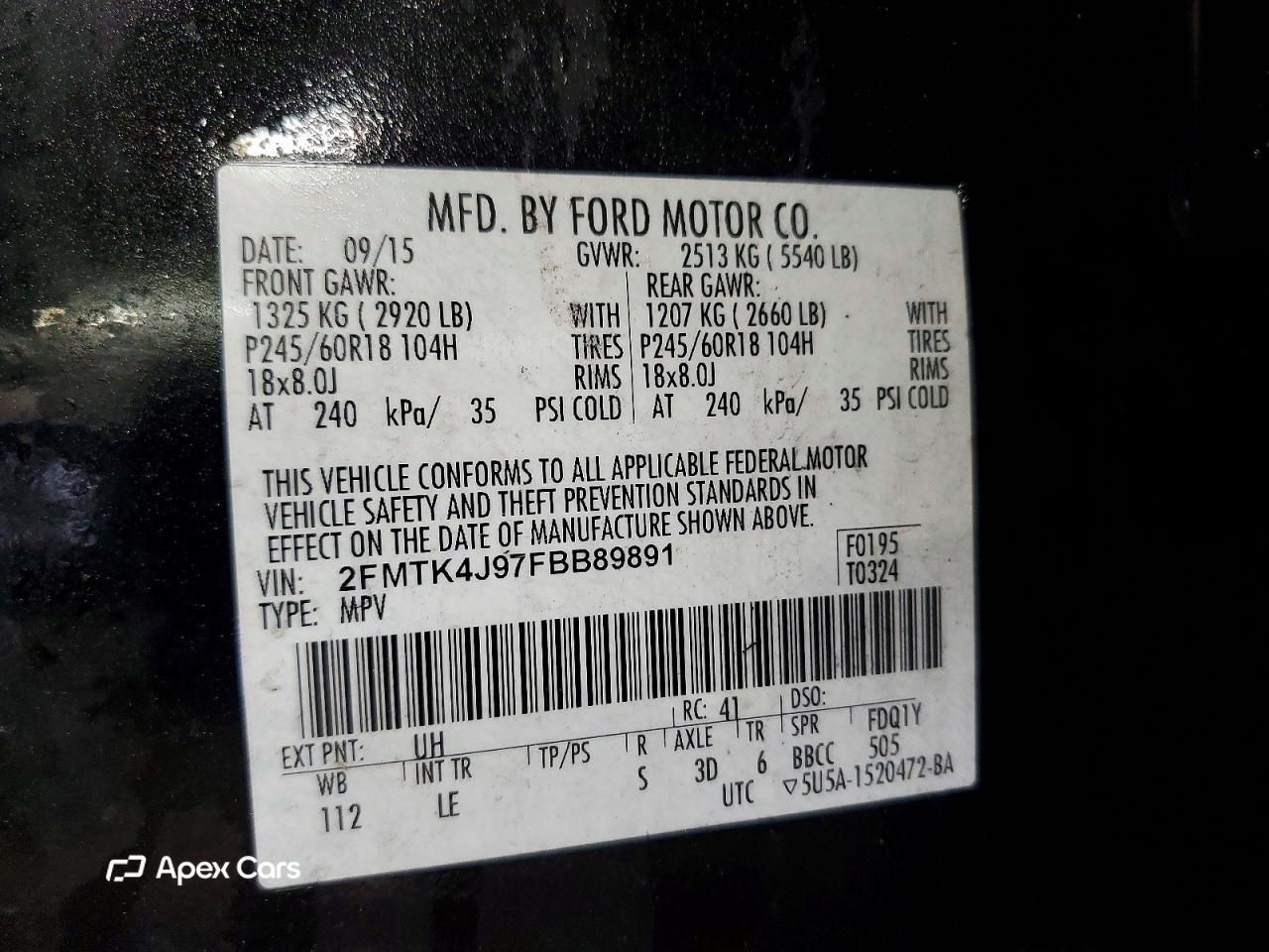 Ford Edge 2015