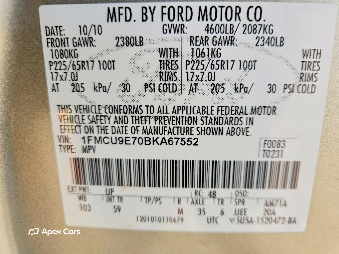 Ford Escape 2011