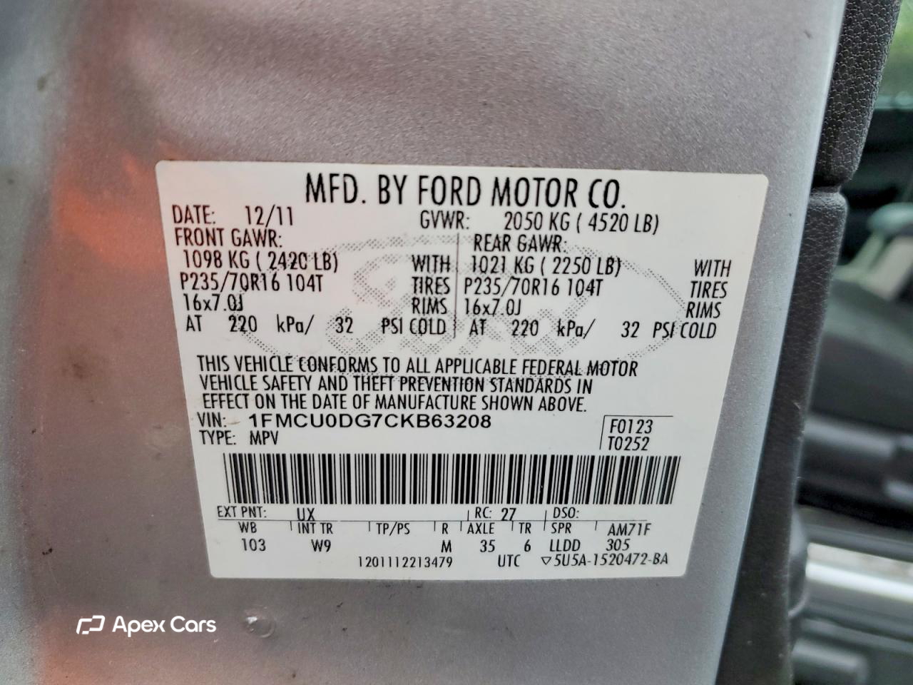Ford Escape 2012