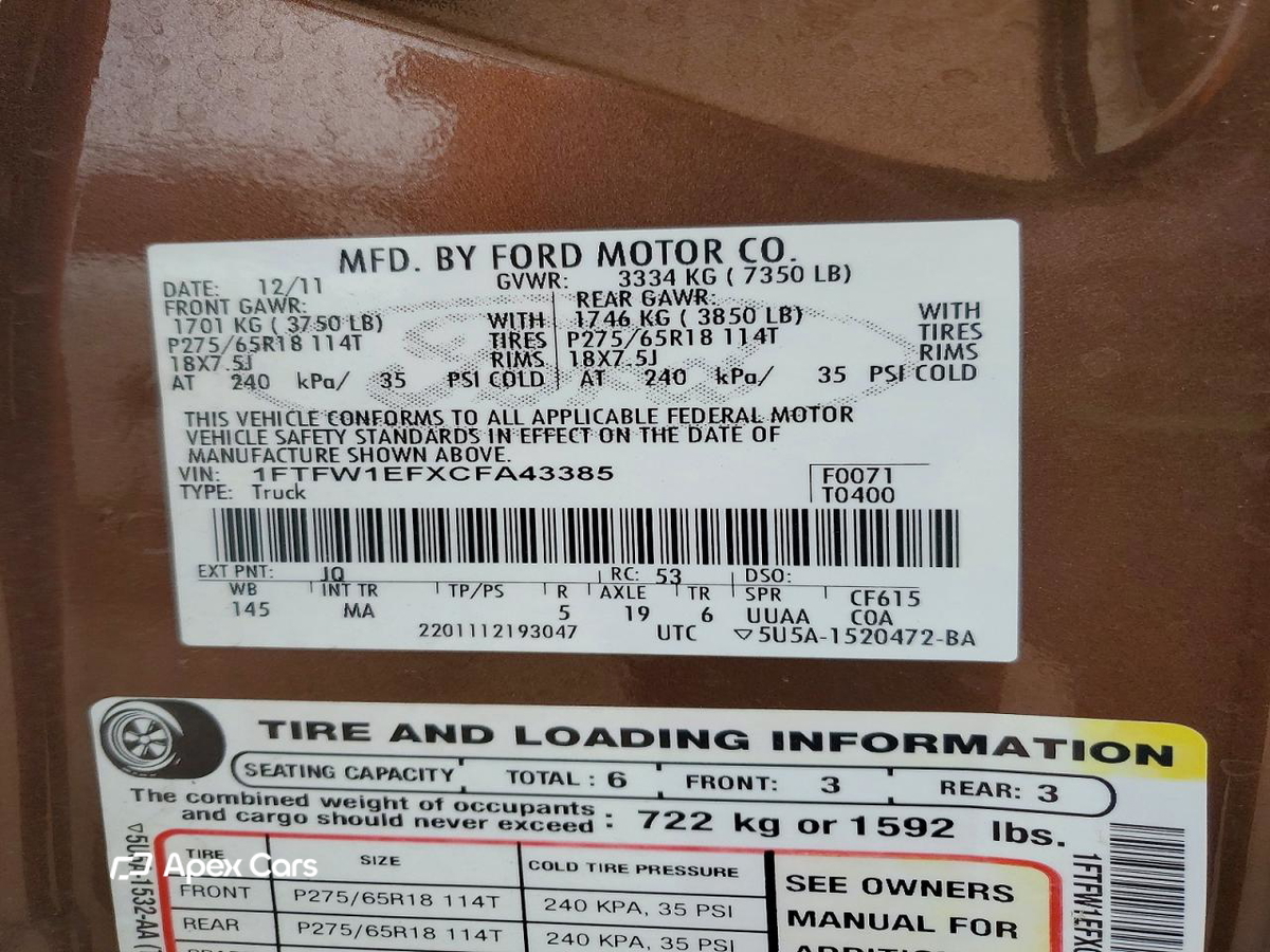 Ford F-150 2012