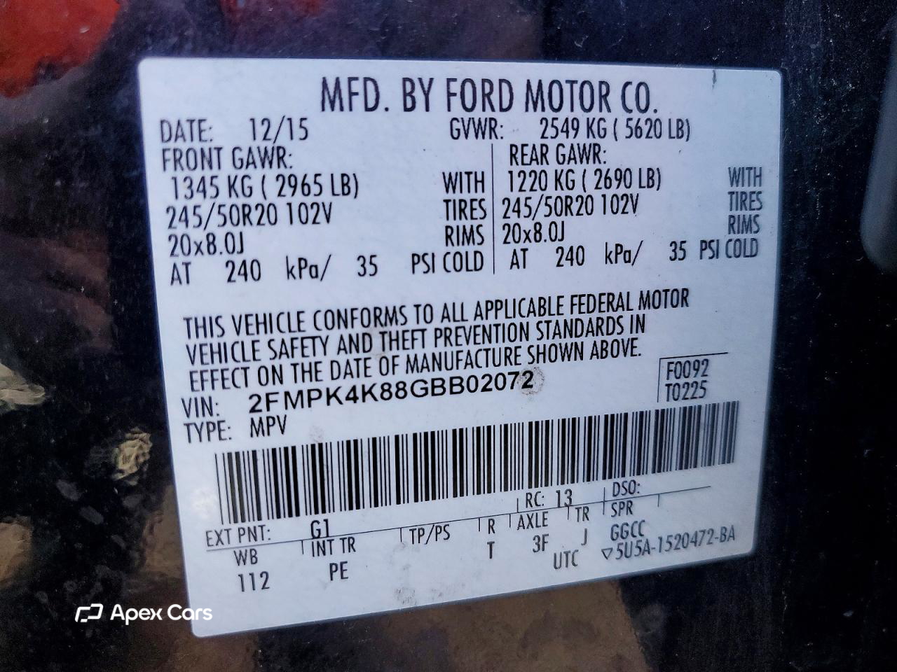 Ford Edge 2016