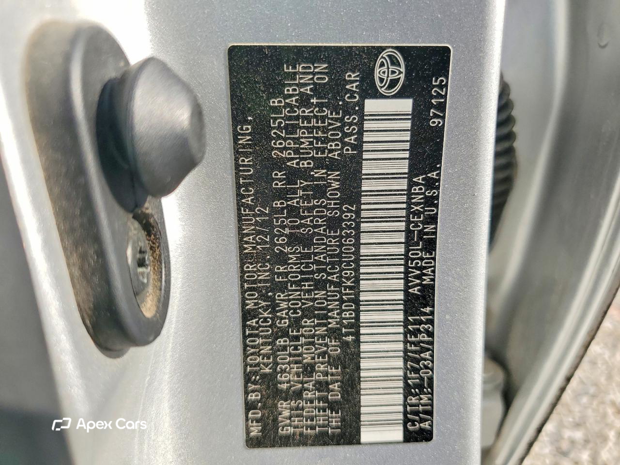 Toyota Camry 2012
