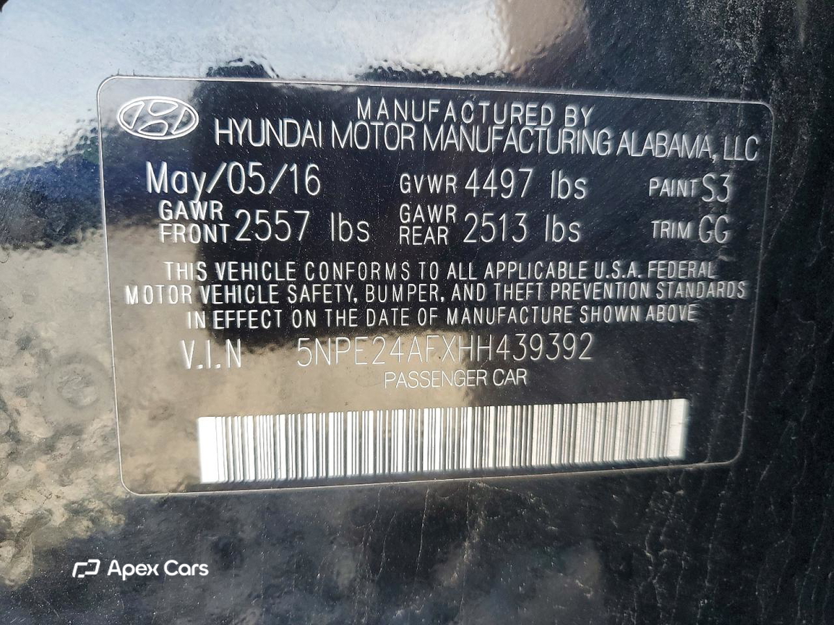 Hyundai Sonata 2017