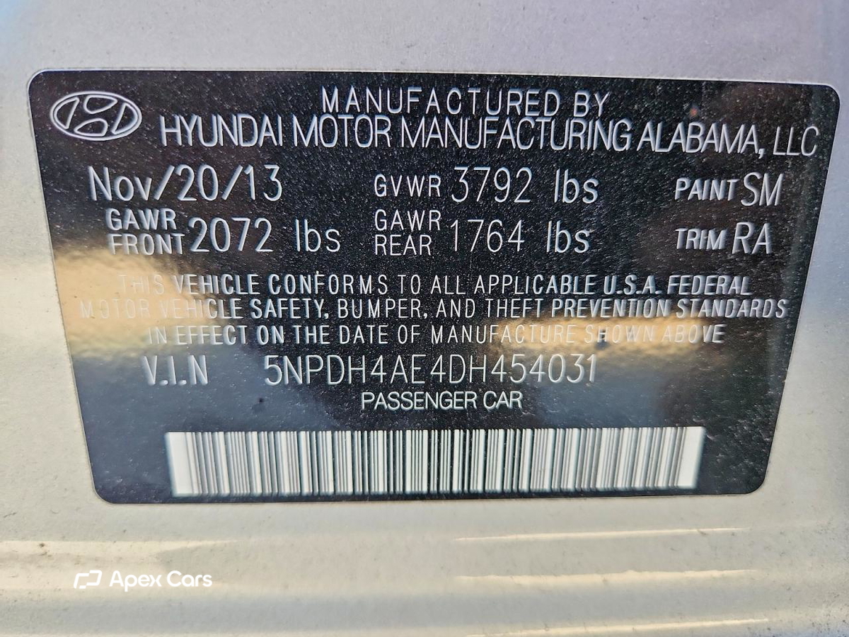 Hyundai Elantra 2013