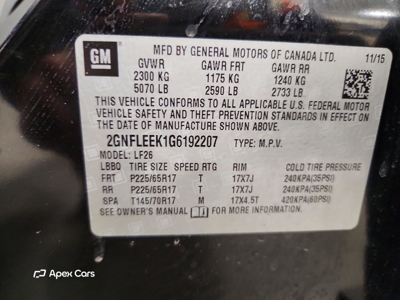 Chevrolet Equinox 2016