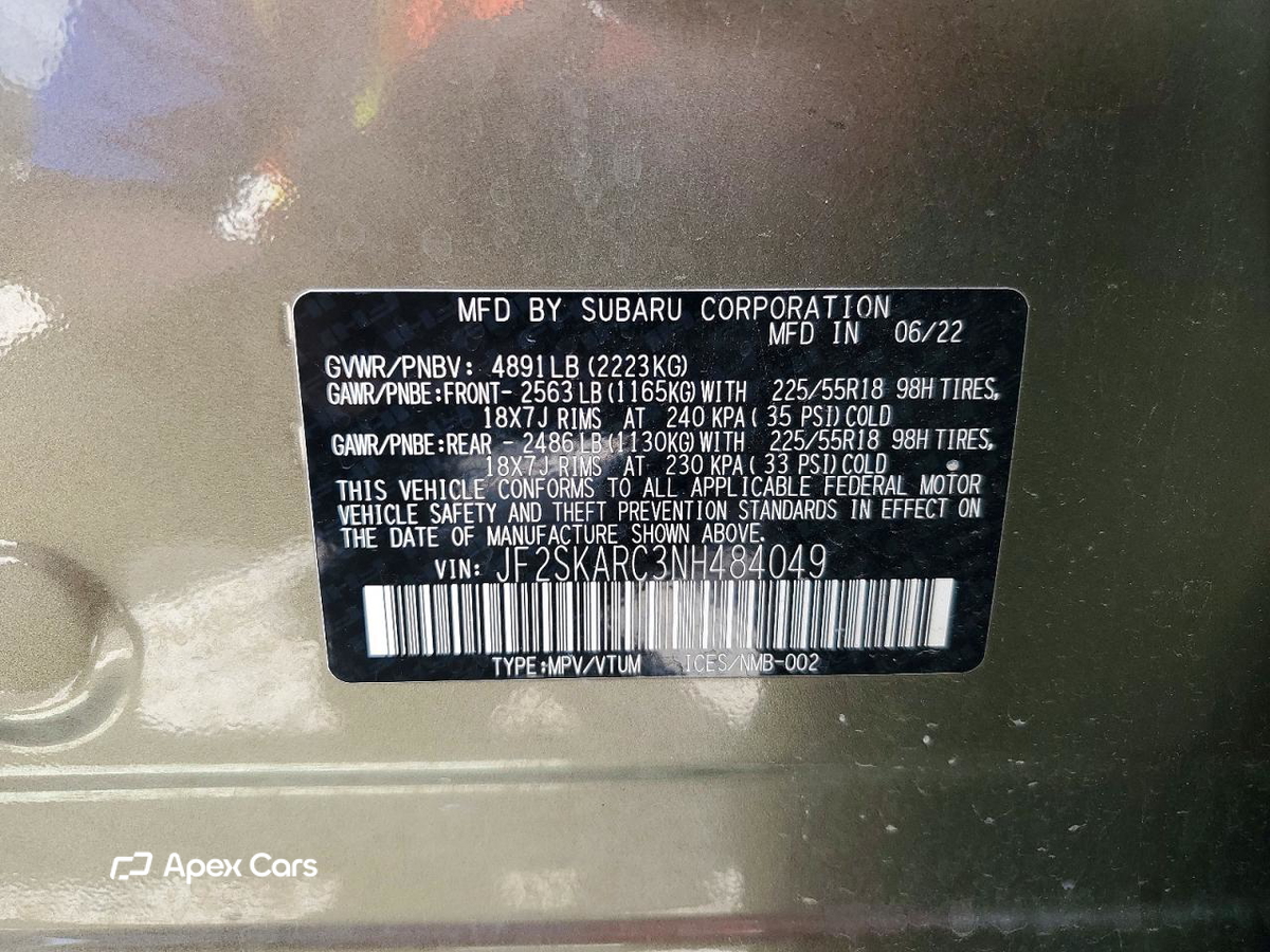 Subaru Forester 2022