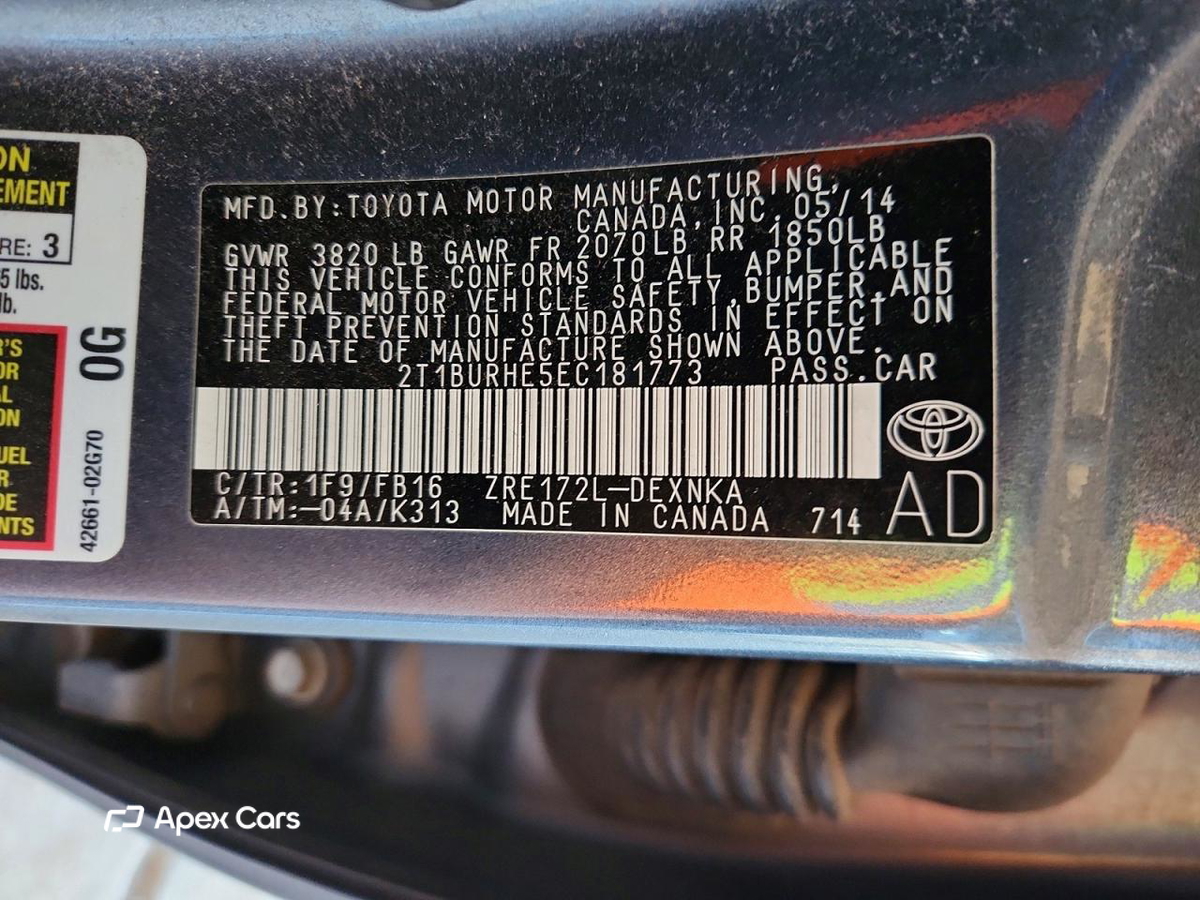 Toyota Corolla 2014