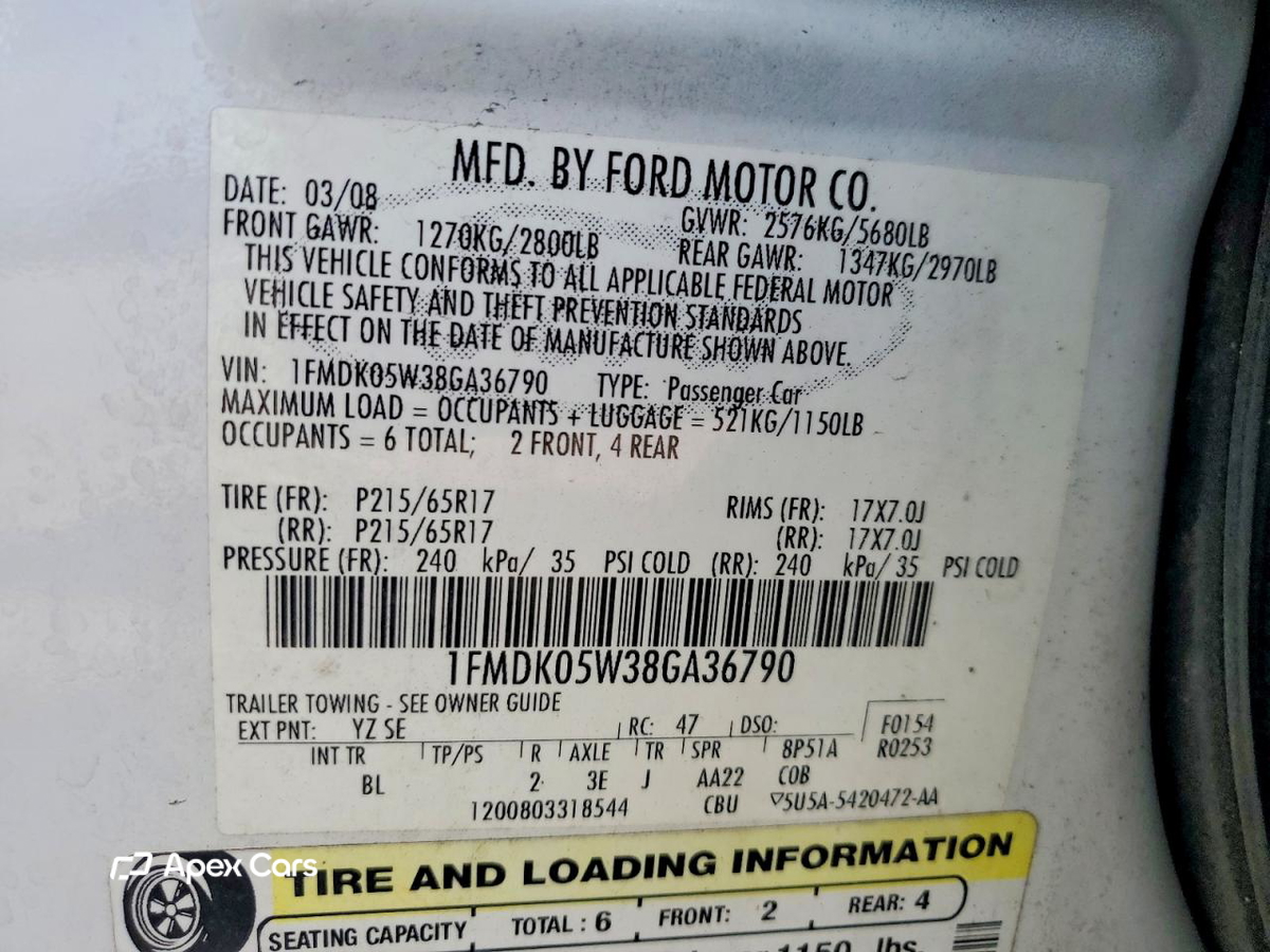 Ford Taurus 2008
