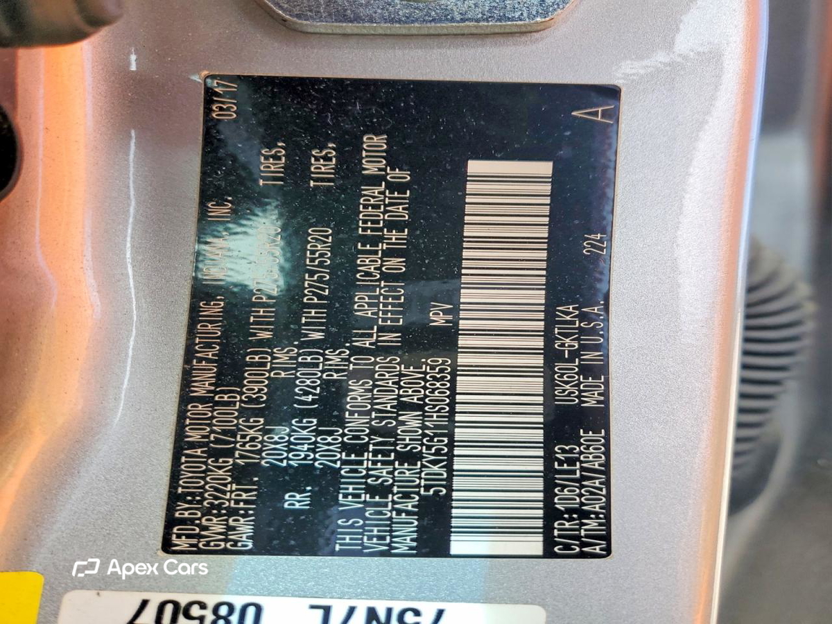 Toyota Sequoia 2017