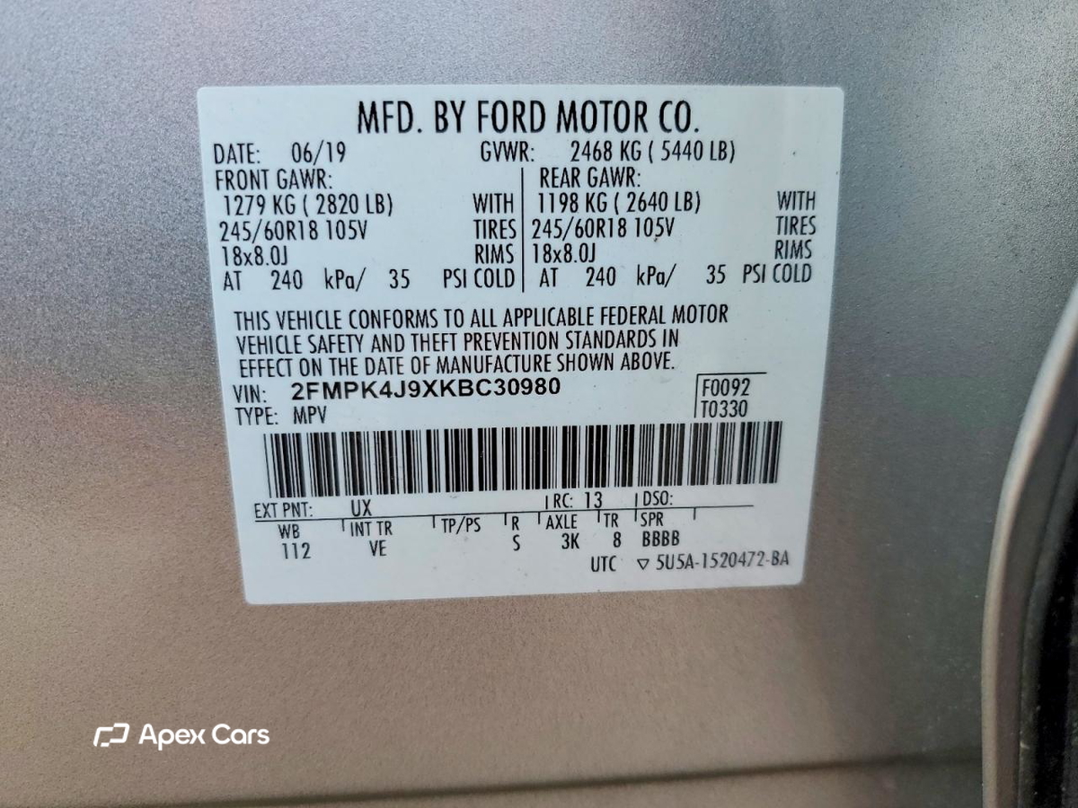 Ford Edge 2019