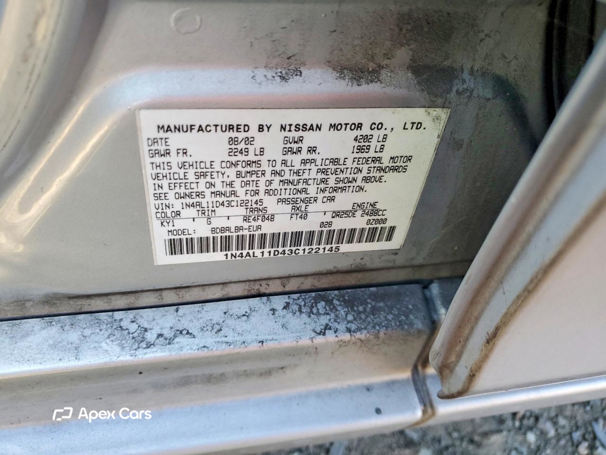 Nissan Altima 2003