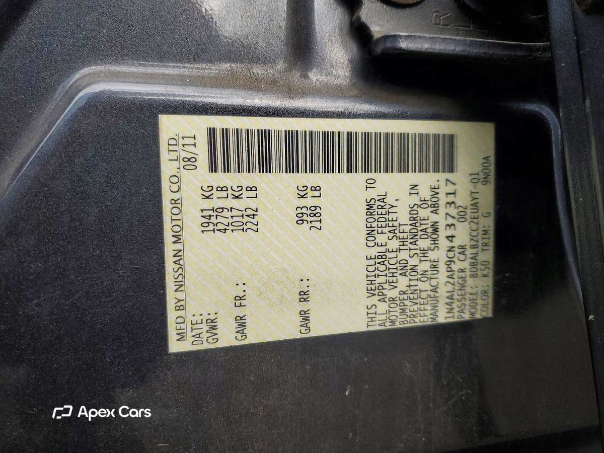 Nissan Altima 2012