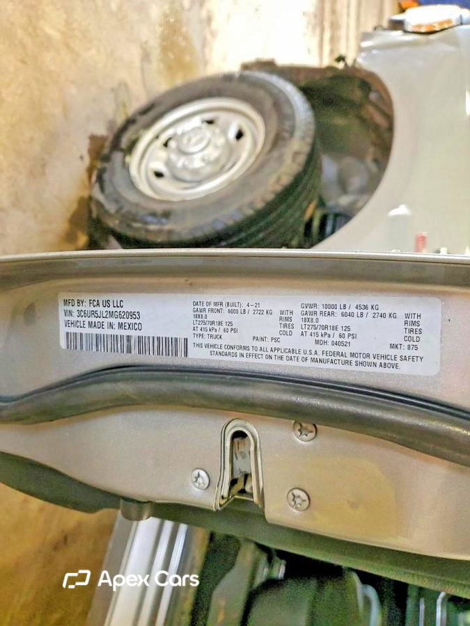 RAM 2500 2021