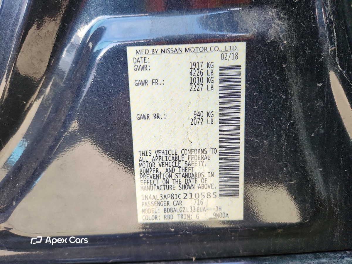 Nissan Altima 2018