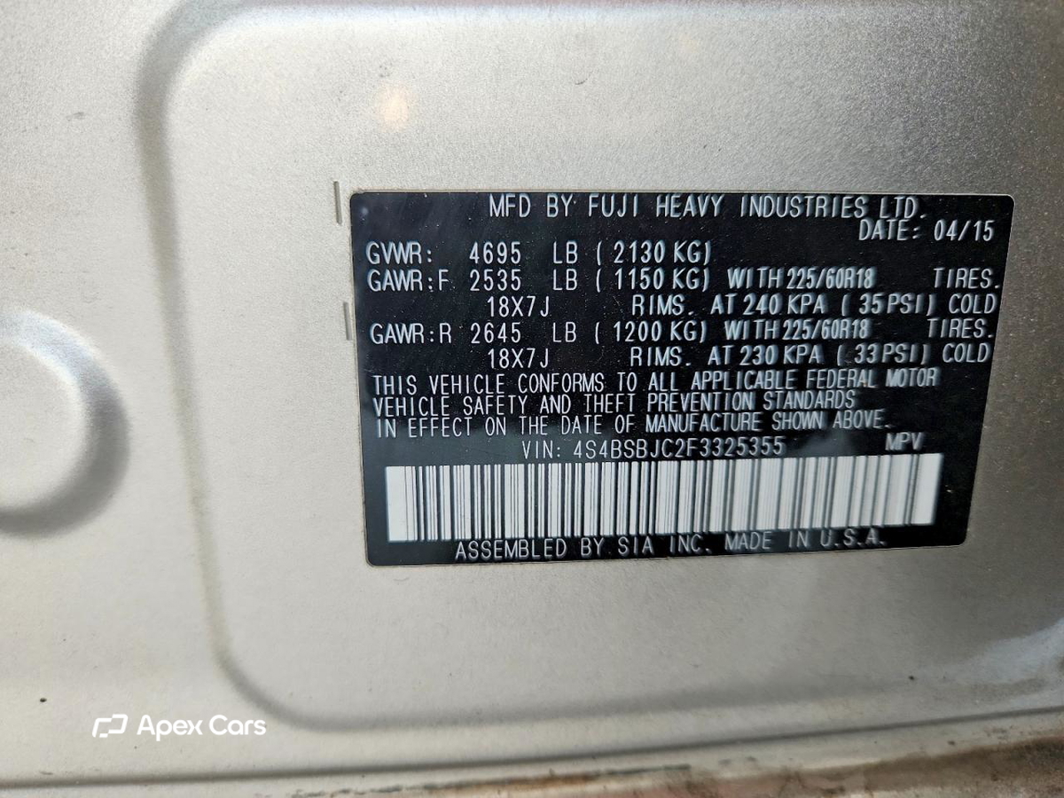 Subaru Outback 2015