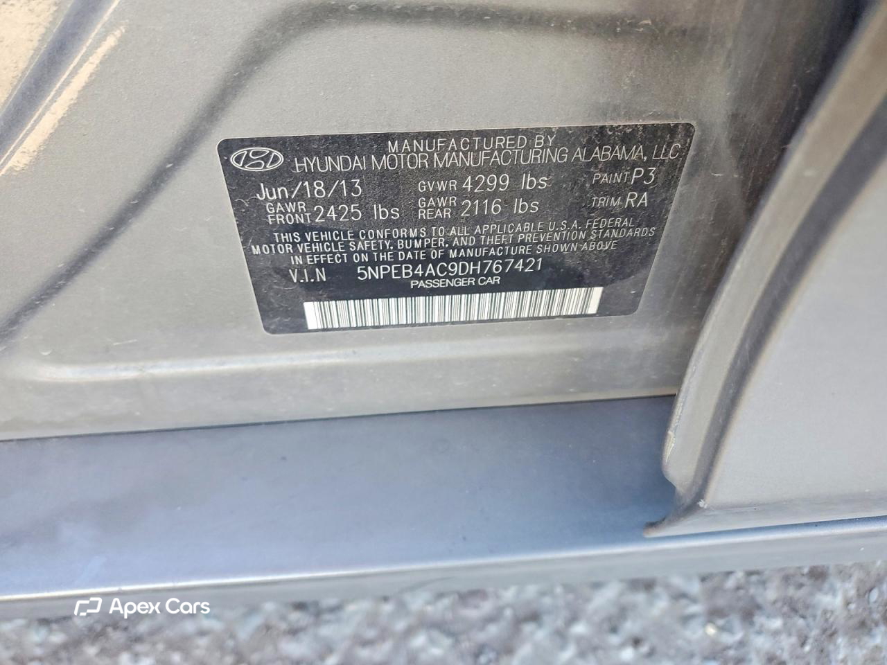 Hyundai Sonata 2013