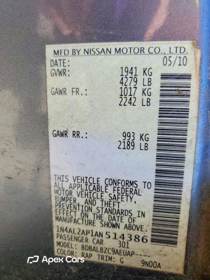 Nissan Altima 2010