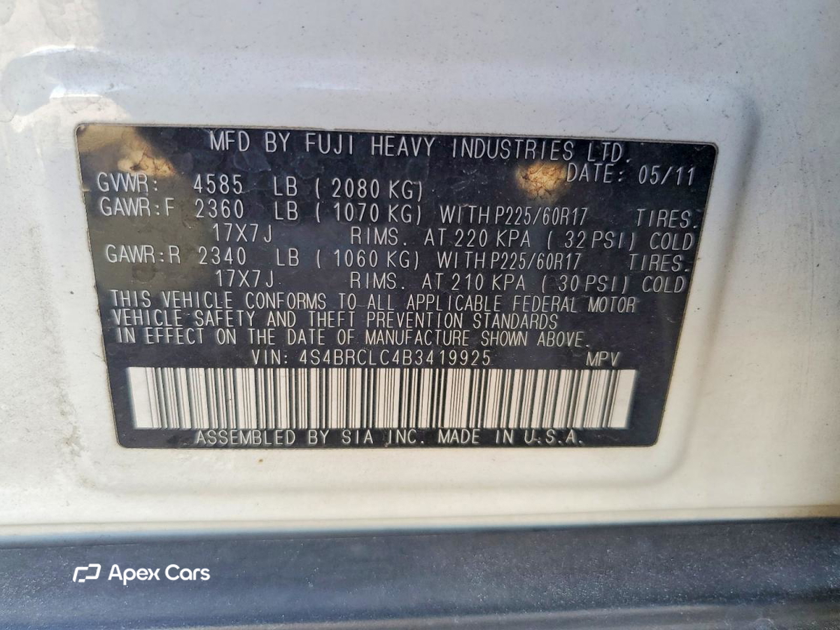 Subaru Outback 2011