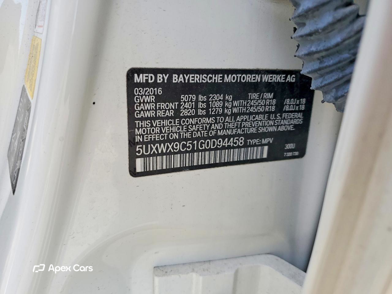 BMW X3 2016
