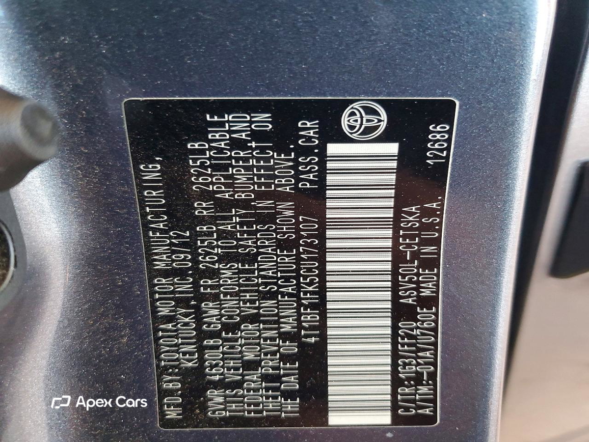Toyota Camry 2012