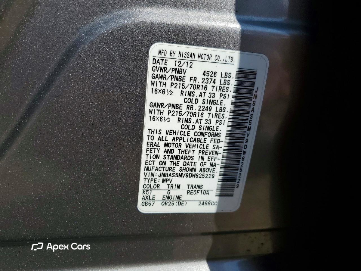 Nissan Rogue 2013