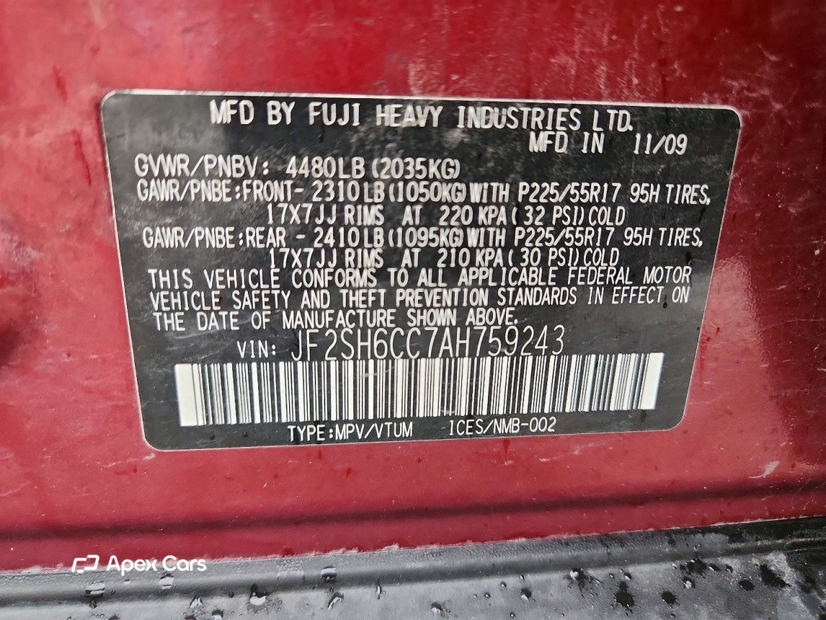 Subaru Forester 2010