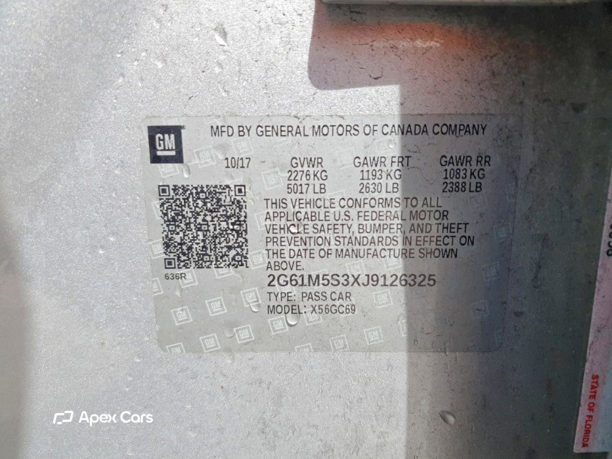 Cadillac XTS 2018