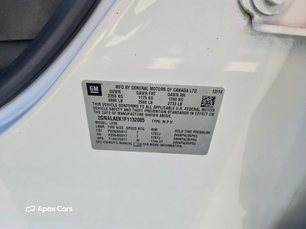 Chevrolet Equinox 2015