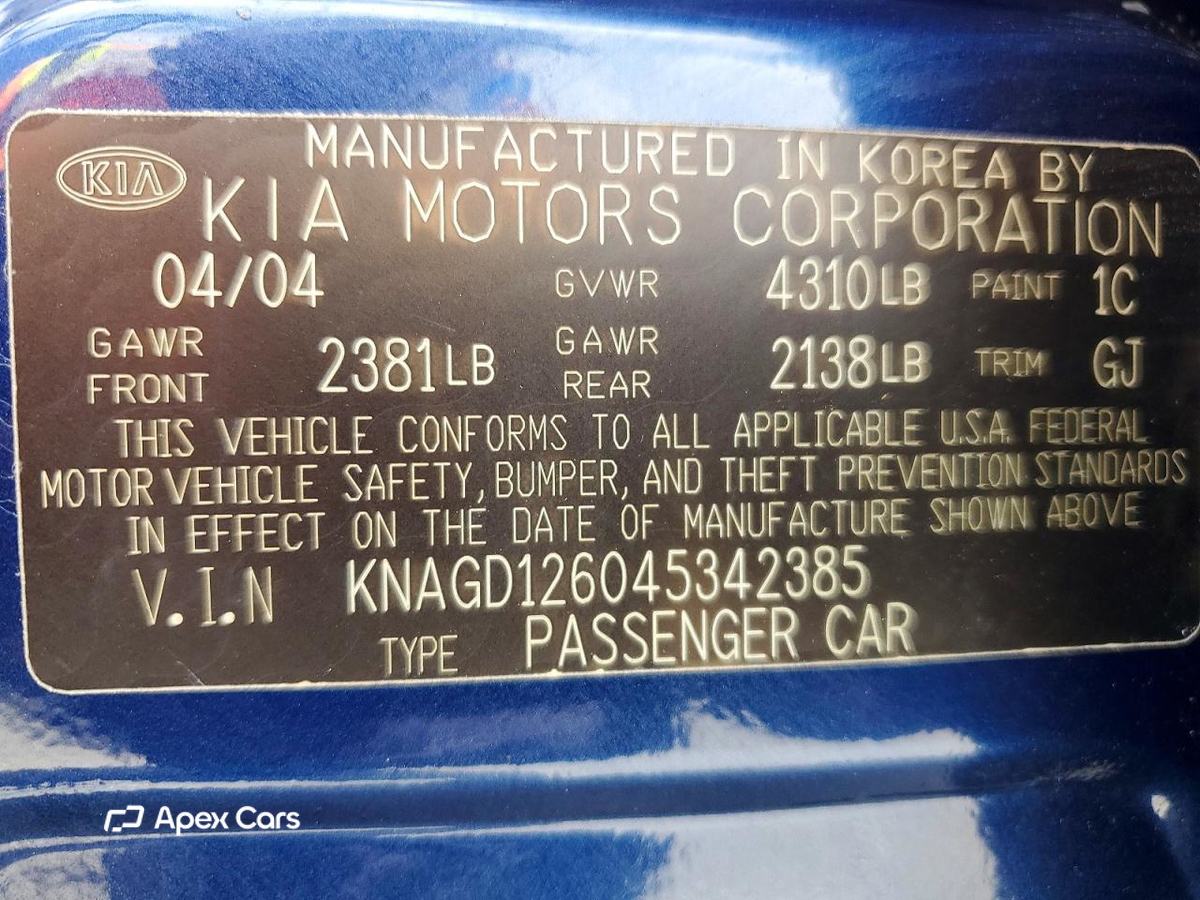 Kia Optima 2004