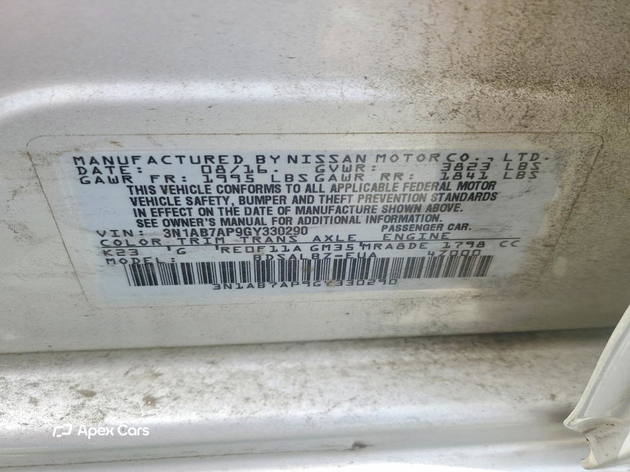 Nissan Sentra 2016