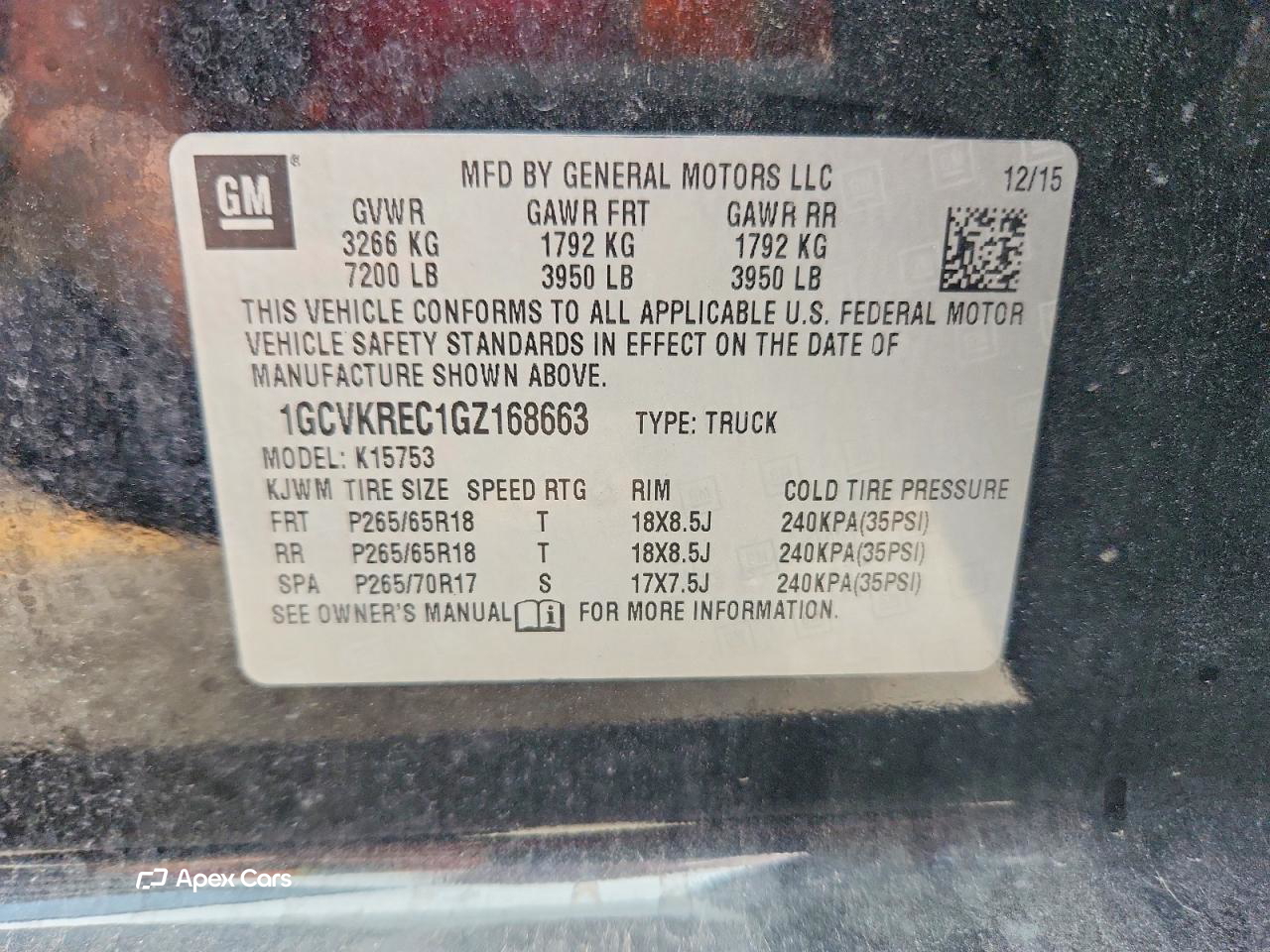 Chevrolet S-10 Pickup 2016