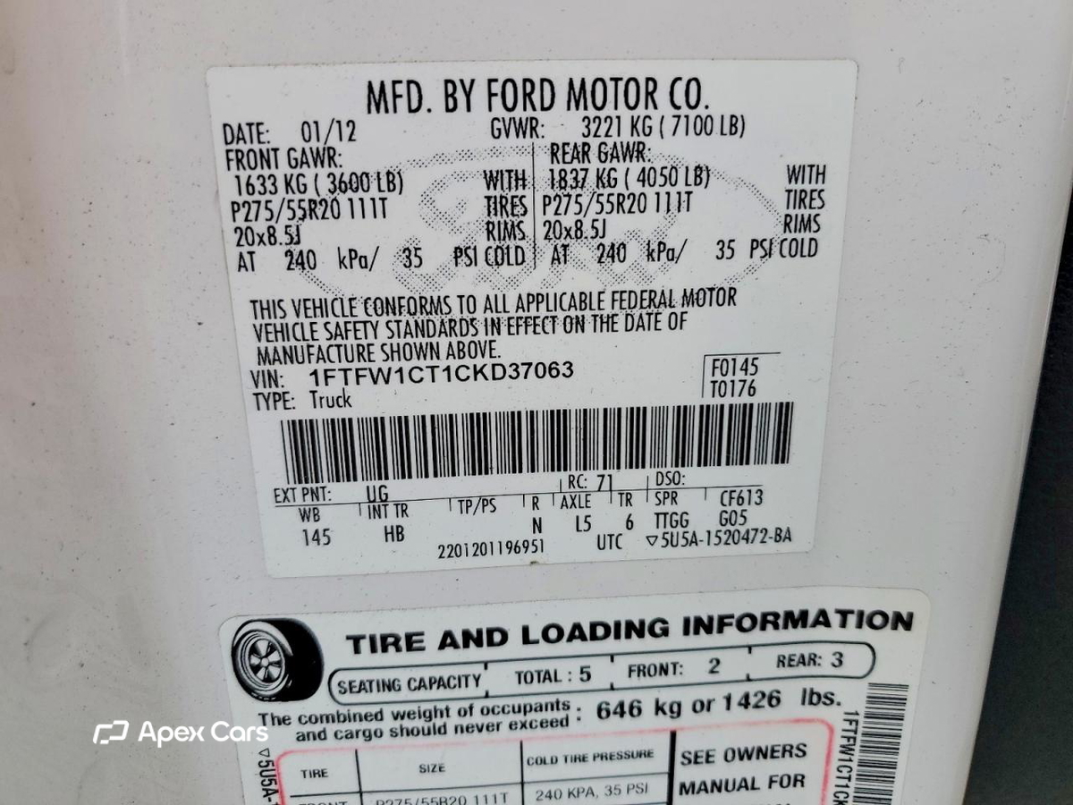 Ford F-150 2012