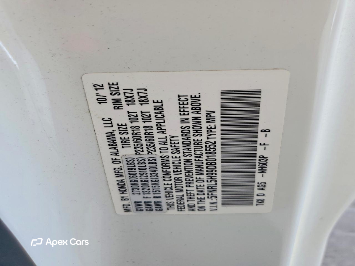 Honda Odyssey 2013