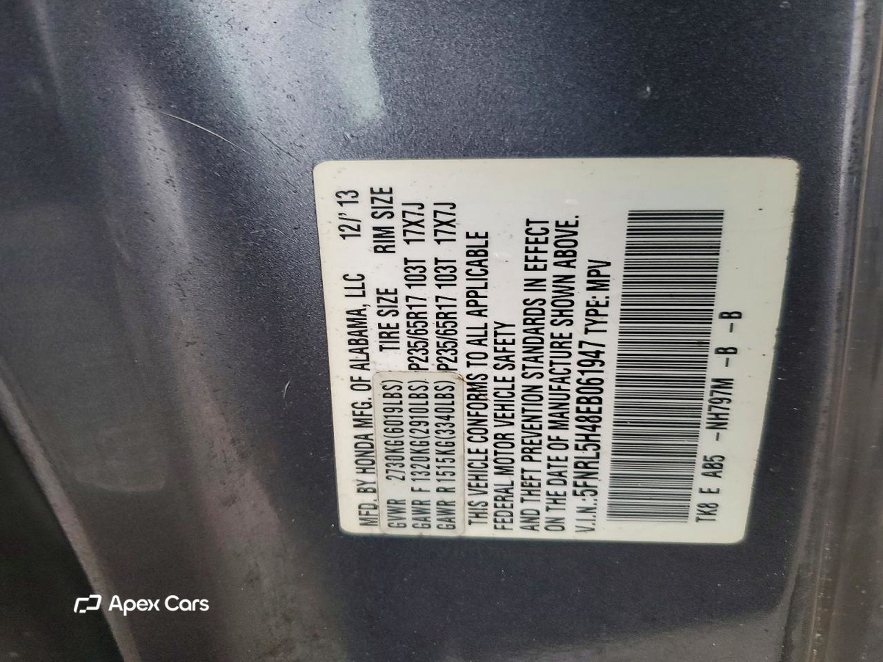 Honda Odyssey 2014