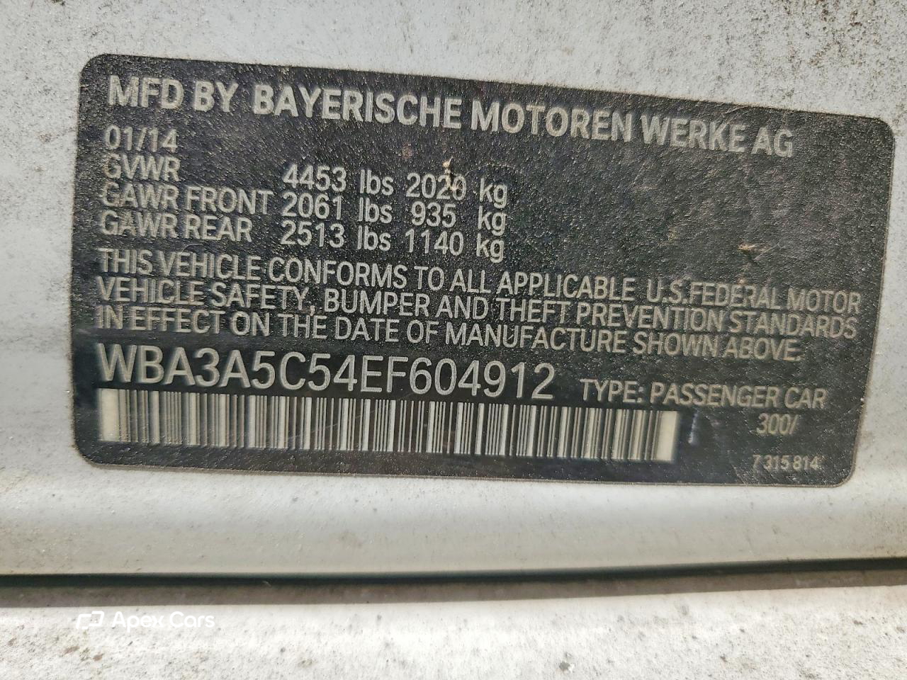BMW Series 3 2014