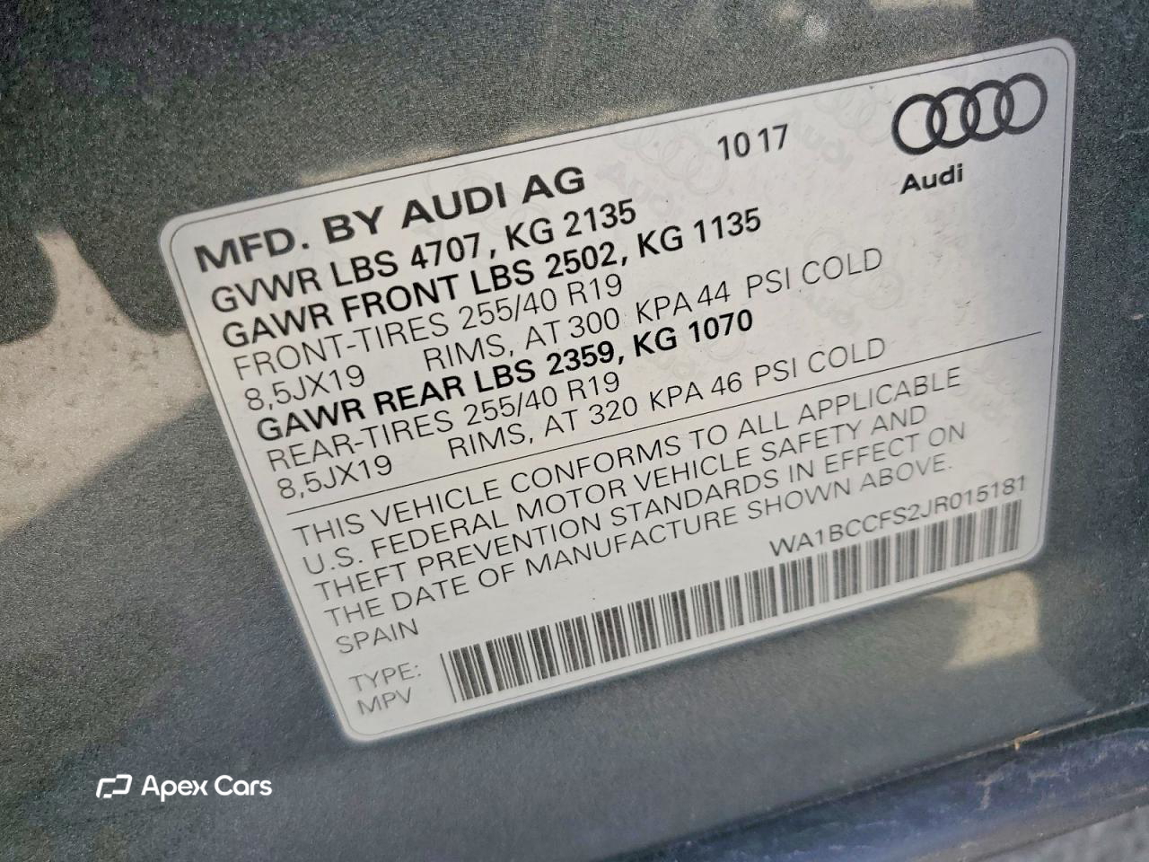 Audi Q3 2018
