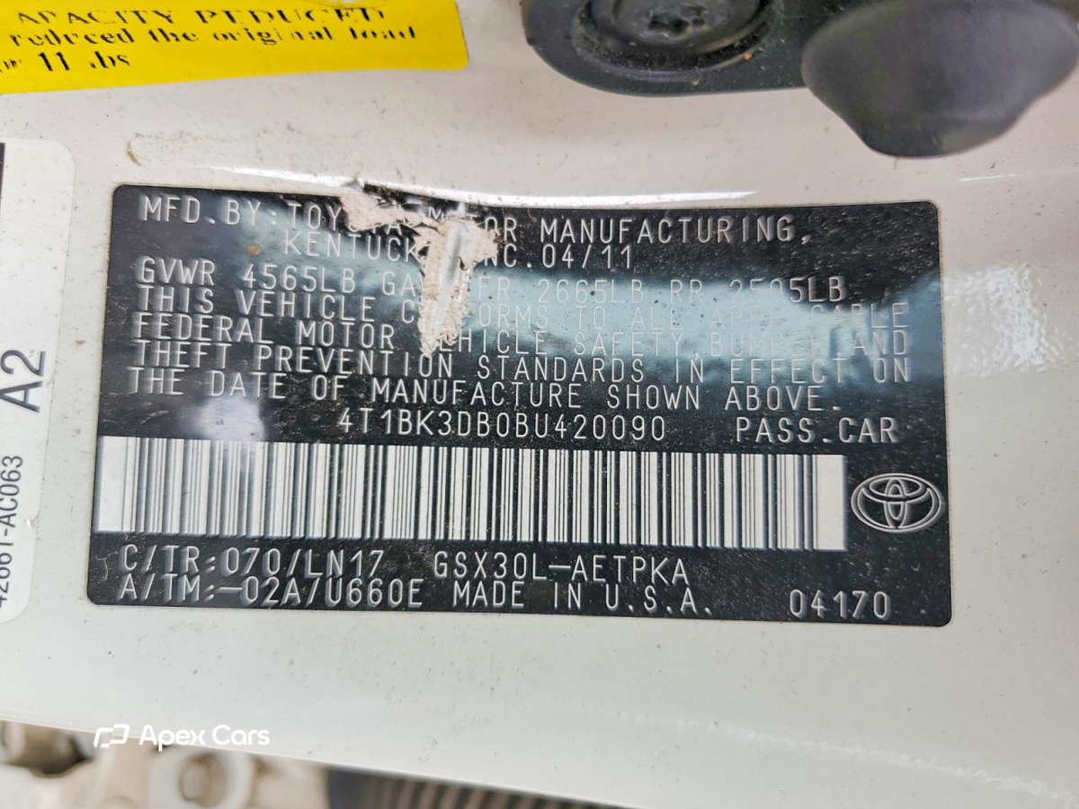 Toyota Avalon 2011