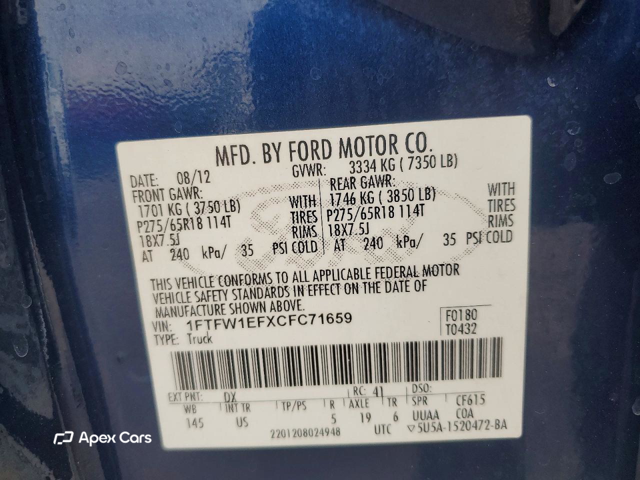 Ford F-150 2012