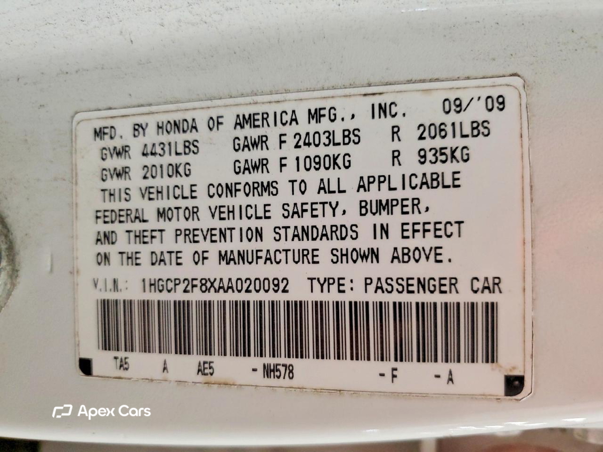 Honda Accord 2010